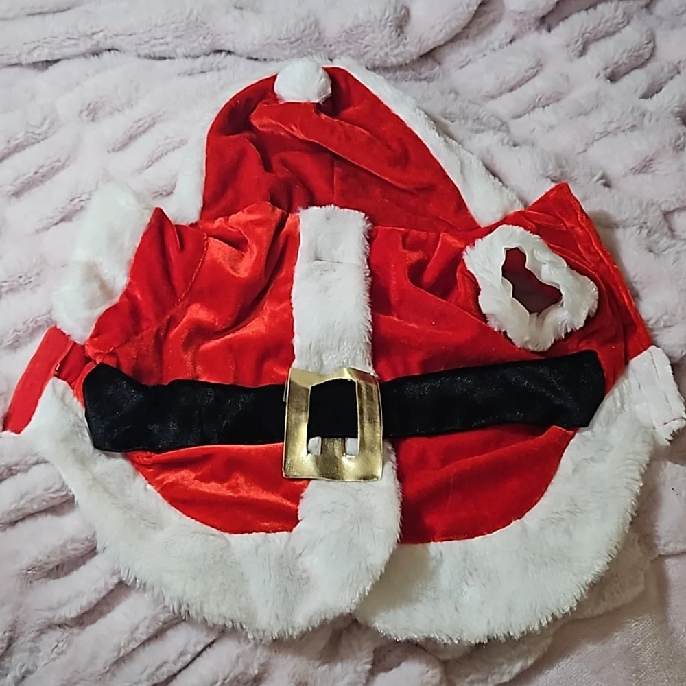 Santa Pet Outfit Size S NWOT